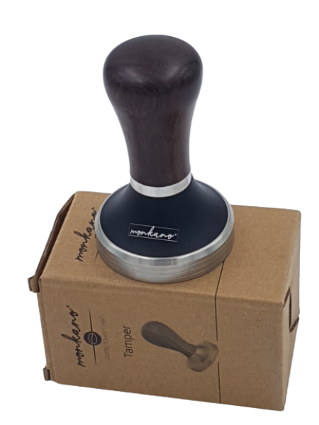 Monkano Tamper Modern 58 mm Eisenholz
